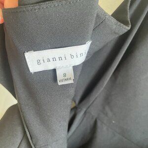 Black Gianni Bini Dress - Size 8 - Rib Cage Cut outs with zippered back